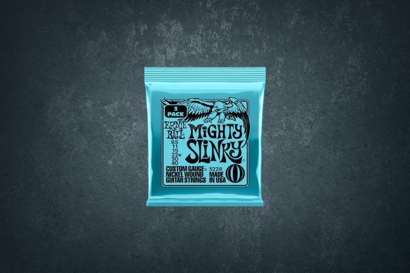 Ernie Ball 3228 Nickel Slinky Mighty 3 Pack 8.5-40
