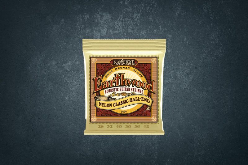 Ernie Ball 2069 Earthwood 80/20 Folk Nylon 28-42