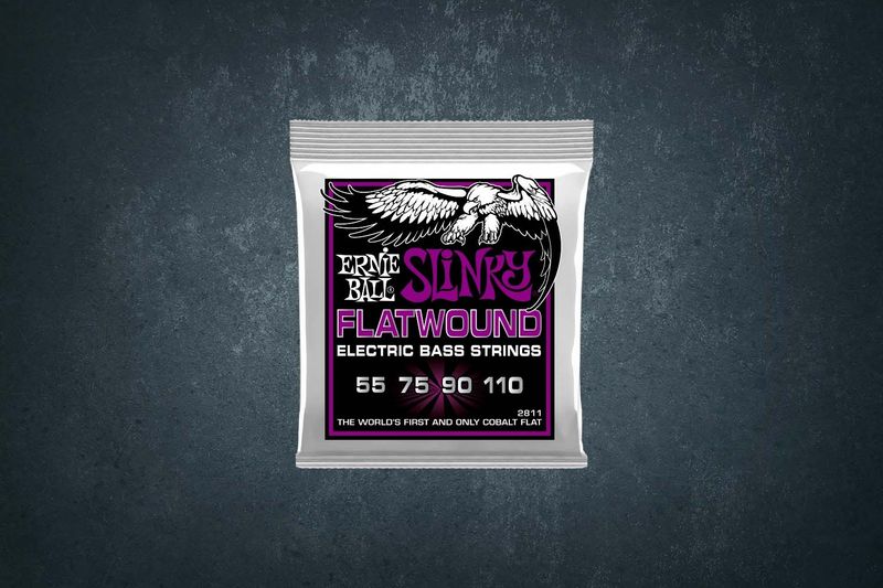 Ernie Ball 2811 Flatwound Slinky Power 55-110