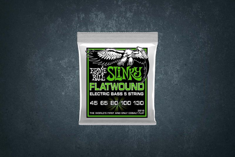 Ernie Ball 2816 Flatwound Slinky Regular 45-130