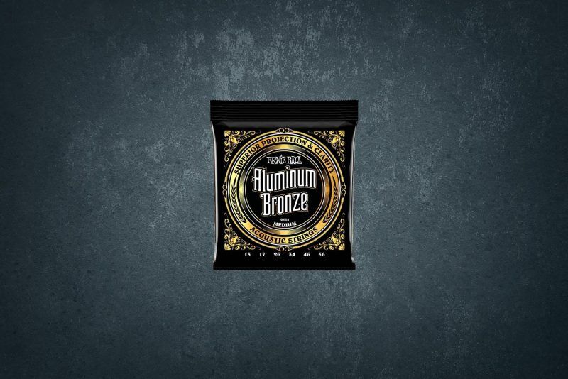 Ernie Ball 2564 Aluminum Bronze Medium 13-56, струны для акустической гитары