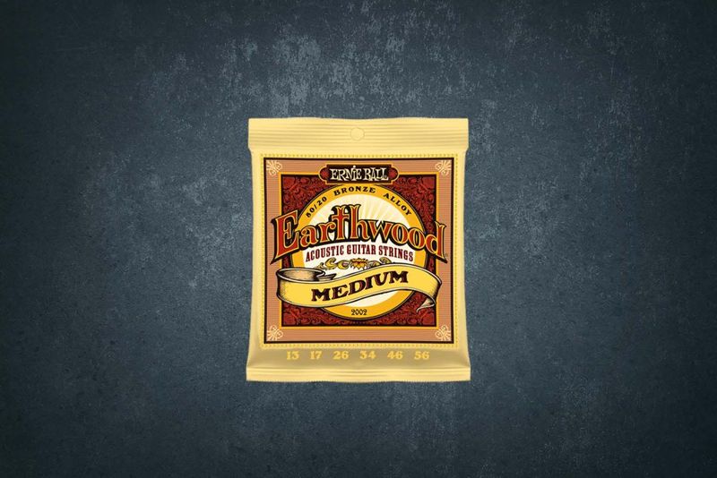Ernie Ball 2002 Earthwood 80/20 Bronze Medium 13-56