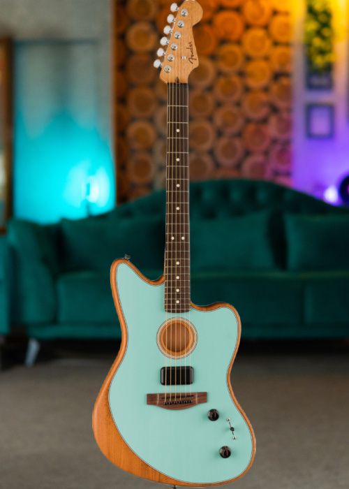 Fender Acoustasonic Player Jazzmaster Ice Blue