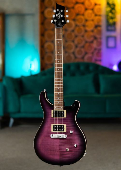 Harley Benton CST-24 Purple Burst