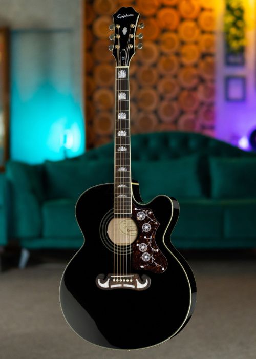 Epiphone J-200 EC Studio Black