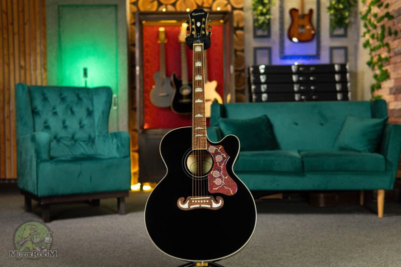 Epiphone J-200 EC Studio Black