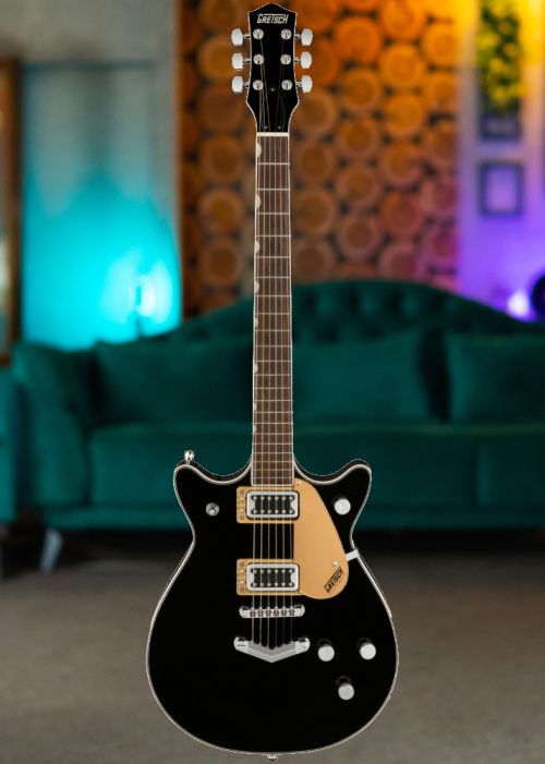 Gretsch G5222 Electromatic Double Jet BT V-Stoptail Black