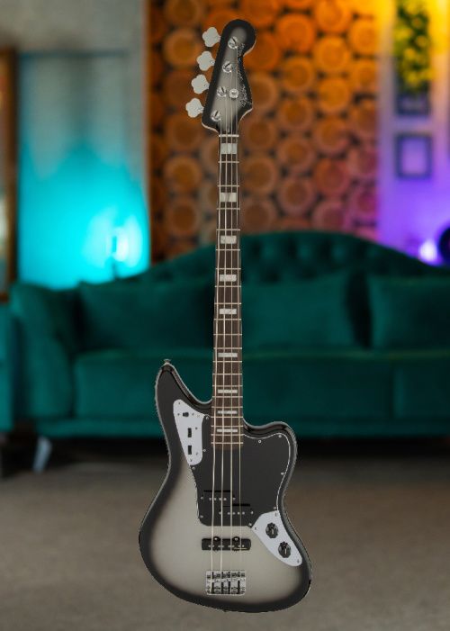 Fender AS Troy Sanders Jaguar RW SIB Silverburst