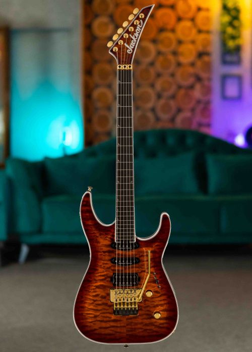 Jackson Pro Plus Soloist SLA3Q Amber Tiger Eye