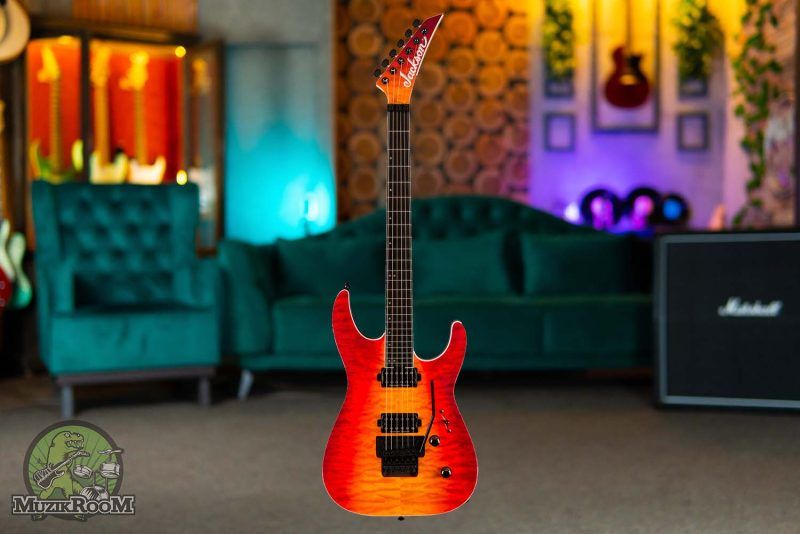 Jackson Pro Plus SRS Dinky DKAQ Firestorm High Gloss