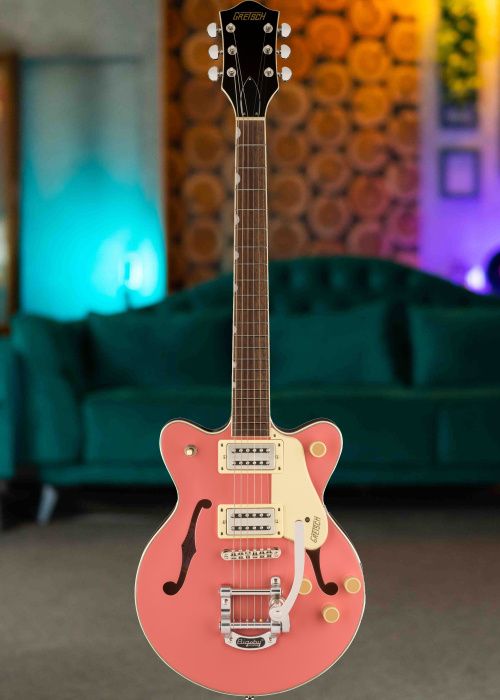 Gretsch G2655T Streamliner Center Block Jr Double-Cut with Bigsby Coral