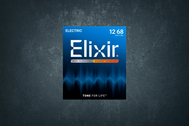 Струны Elixir 12302 Nanoweb Baritone Strings 12-68