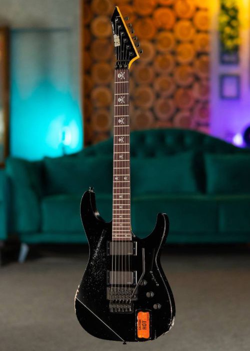 ESP KH-2 Vintage Distressed Black