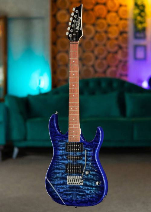 Ibanez Gio GRX70QA-TBB Transparent Blue Burst