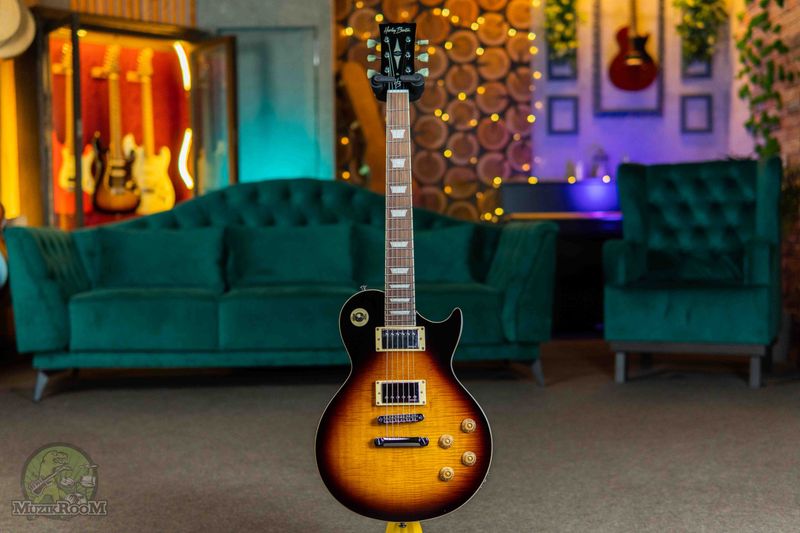 Harley Benton SC-550 II FTF Faded Tobacco Flame Gloss