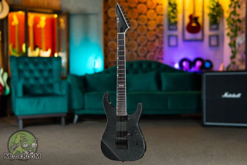 ESP E-II M-II 7B Baritone Evertune Granite Sparkle