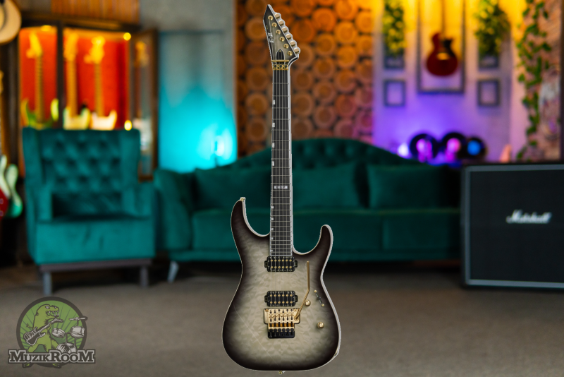 ESP E-II M-II Black Natural Burst