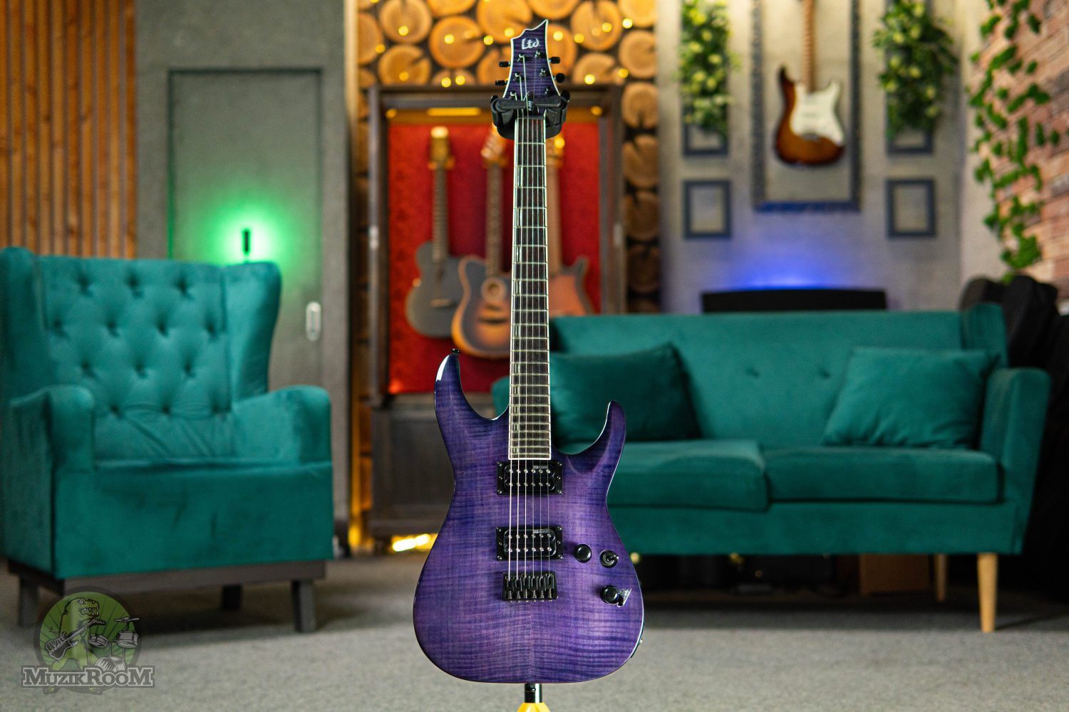 ESP LTD H-200FM See Thru Purple