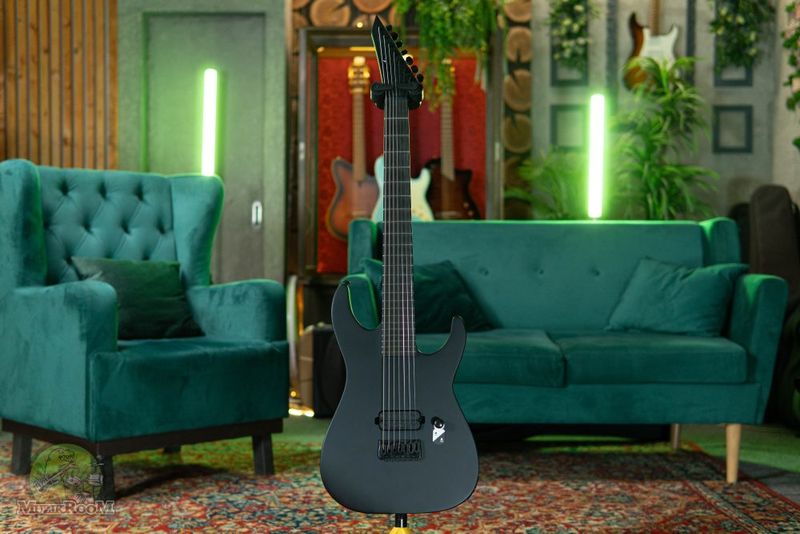 ESP LTD M-7HT Baritone Black Metal