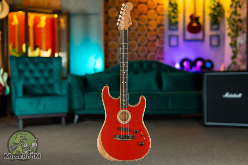 Fender American Acoustasonic Stratocaster Dakota Red