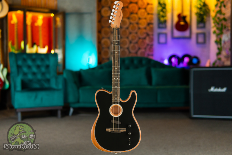 Fender American Acoustasonic Telecaster Black