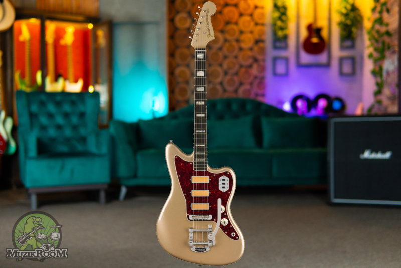 Fender Gold Foil Jazzmaster EB Shoreline Gold