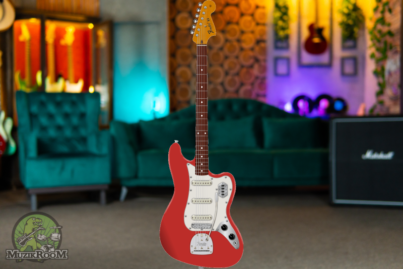 Fender Vintera II '60s Bass VI RW Fiesta Red
