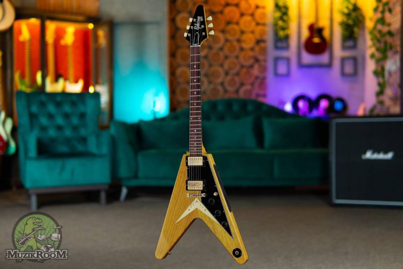 Gibson 58 Korina Flying V BG VOS