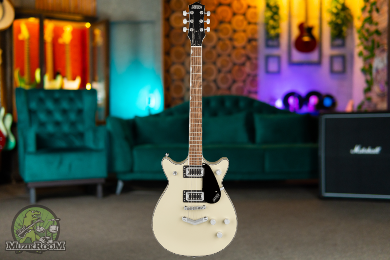 Gretsch G5222 Electromatic Double Jet BT V-Stoptail Vintage White