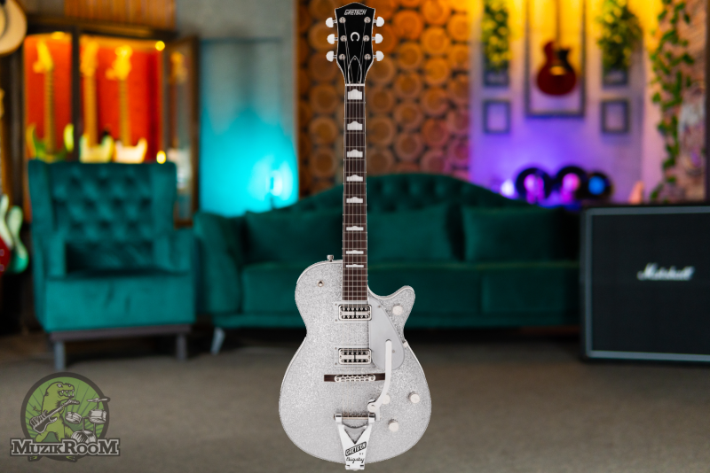 Gretsch G6129T-89 Vintage Select '89 Sparkle Jet Bigsby Silver