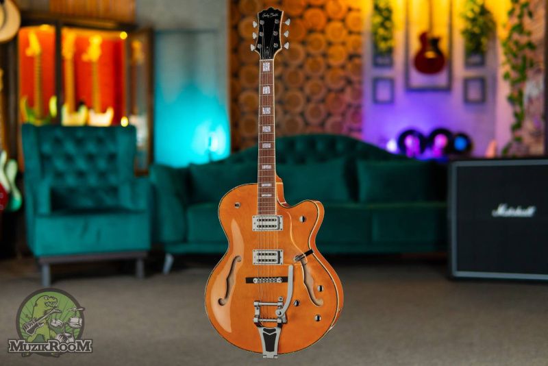 Harley Benton BigTone Trem Vintage Orange