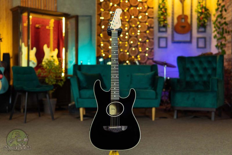 Harley Benton ST-Acoustic Black