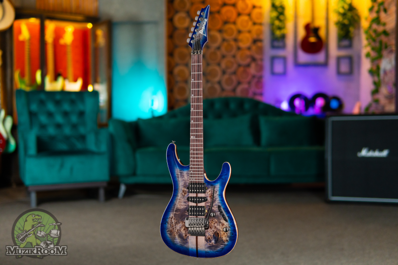 Ibanez Premium S1070PBZ-CLB Cerulean Blue Burst