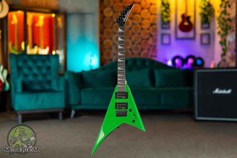 Jackson JS1X Rhoads Minion Neon Green