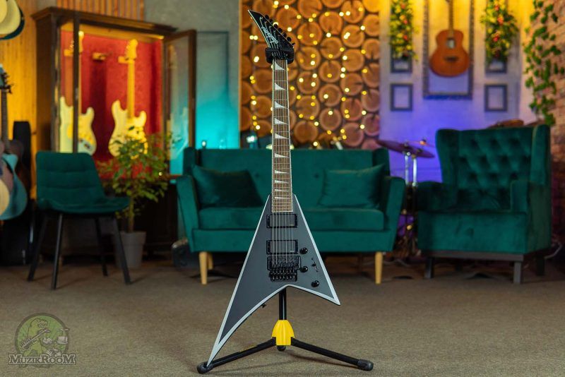 Jackson X Series Rhoads RRX24-MG7 LRL Satin Black with Primer Gray Bevels
