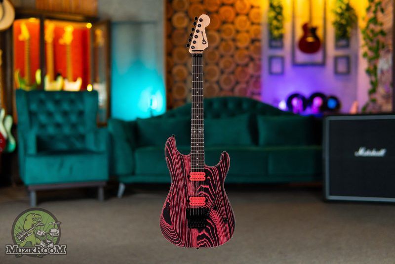 Charvel Pro-Mod San Dimas Style 1 HH FR E Ash Neon Pink