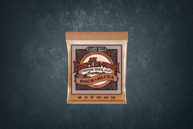 Ernie Ball 2151 Earthwood Phosphor Bronze Rock and Blues, 10-52