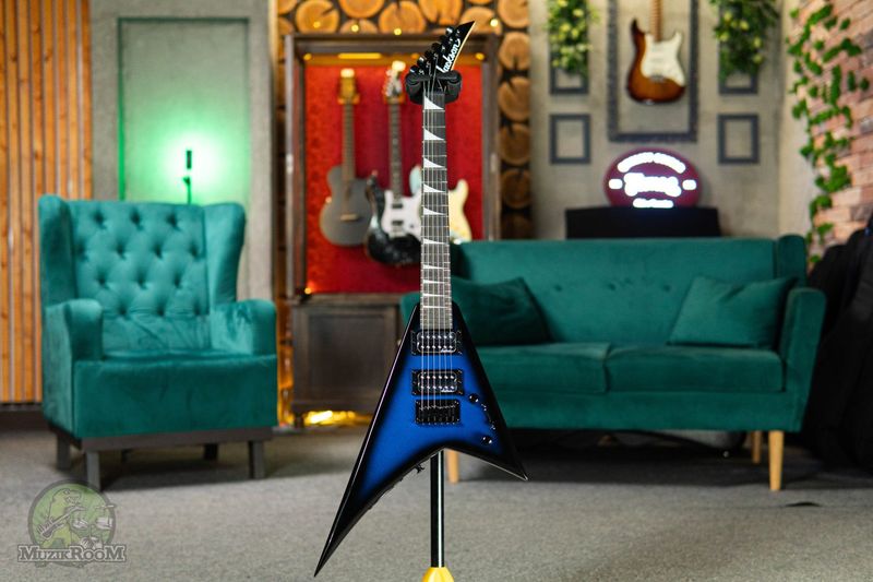 Jackson JS1X Rhoads Minion Metallic Blue Burst