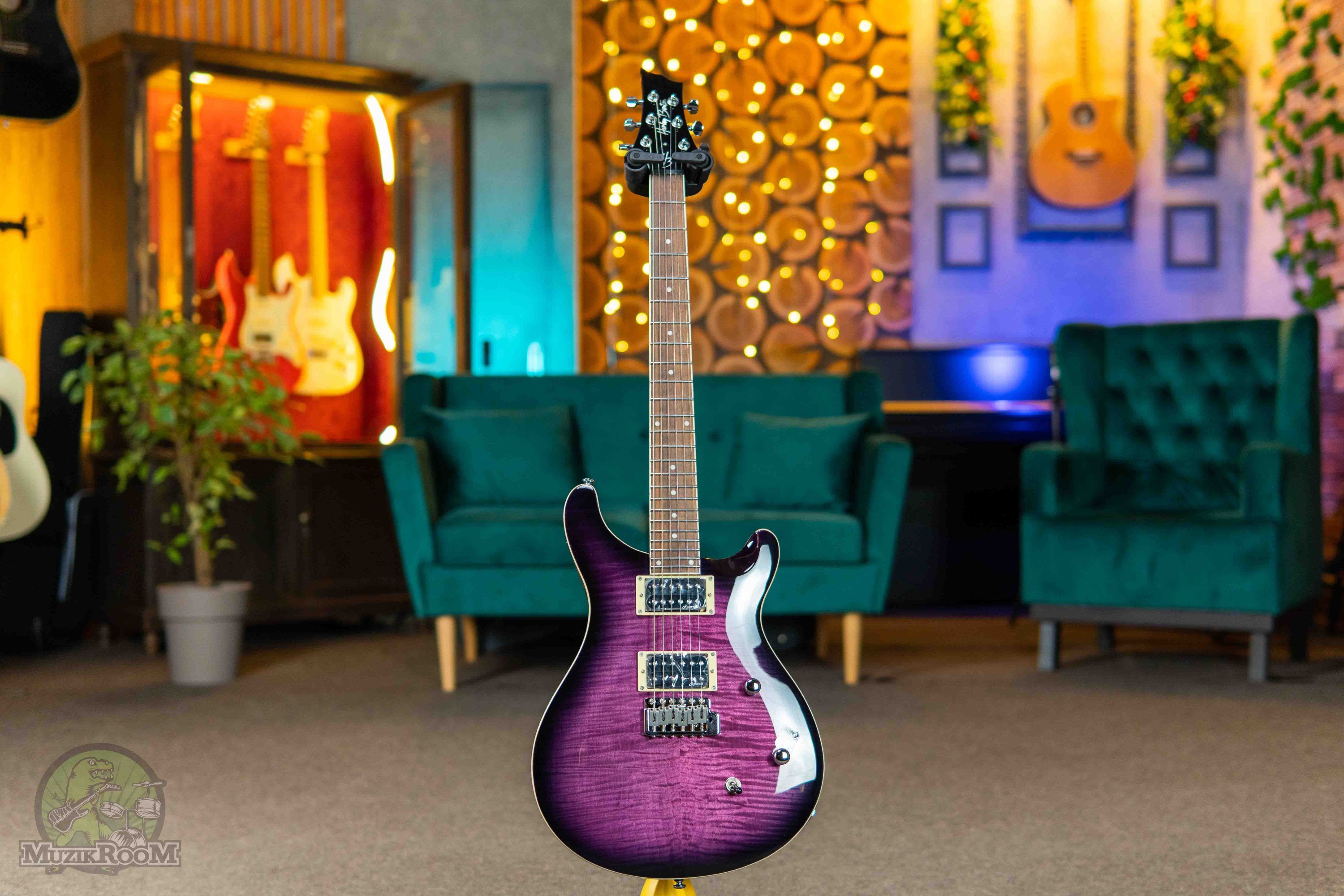 Harley Benton CST-24T Purple Burst