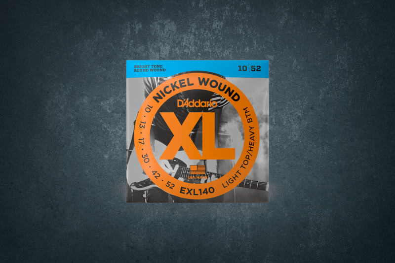 D'Addario EXL140 XL NICKEL WOUND Струны для электро-гитары Light Top/Heavy Bottom 10-52 D`Addario