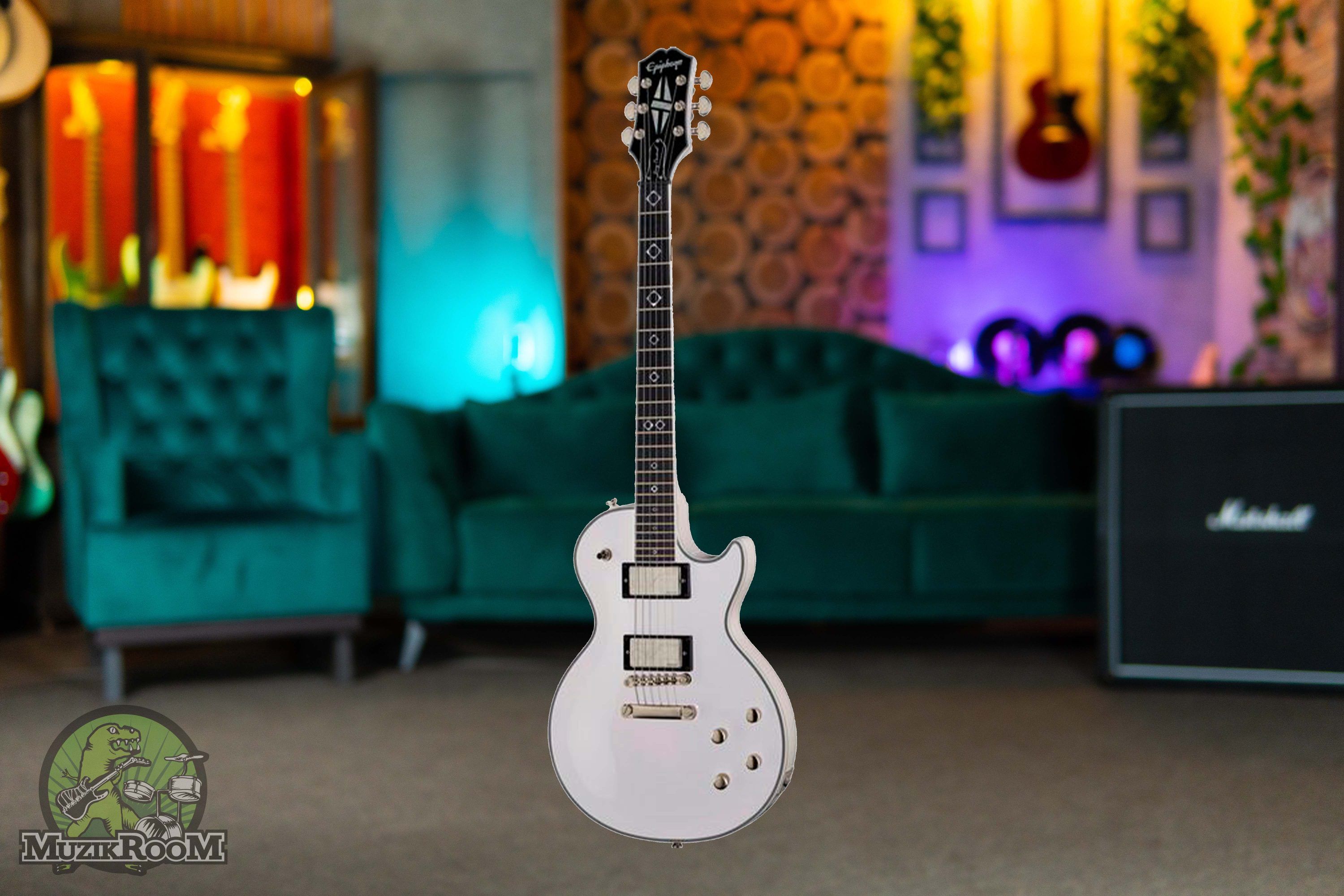 Epiphone Jerry Cantrell Les Paul Custom Prophecy Bone White