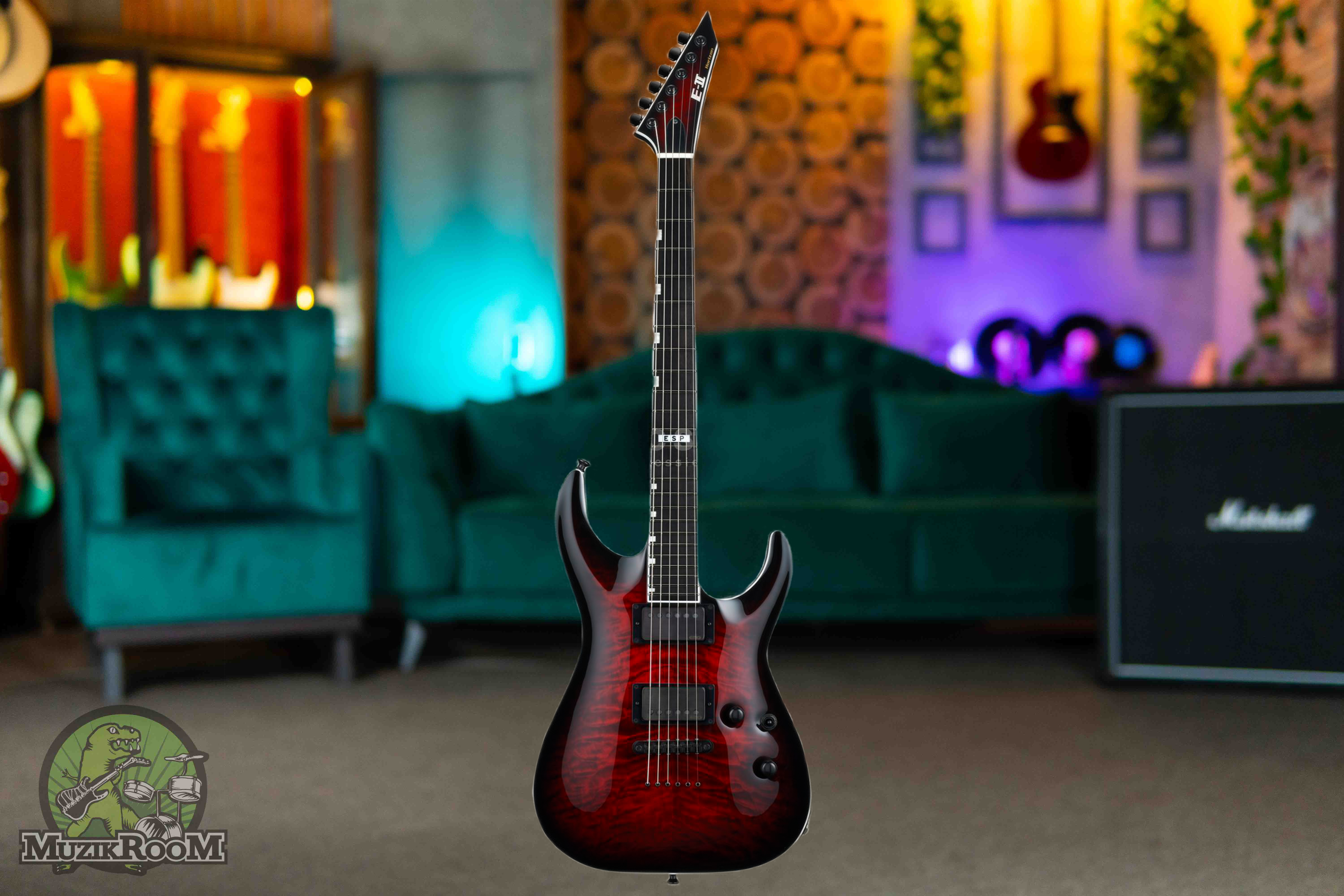 ESP E-II Horizon NT-II See Thru Black Cherry