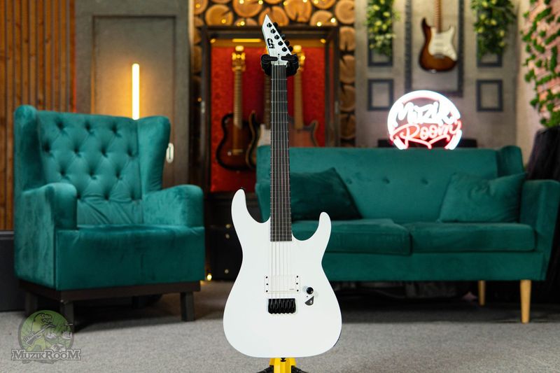 ESP LTD M-HT Arctic Metal Snow White Satin
