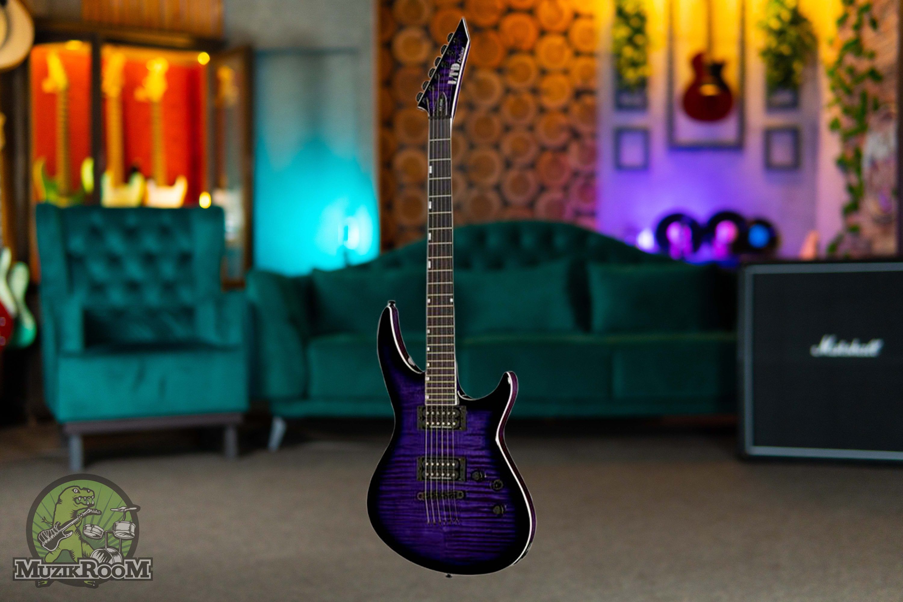 ESP LTD H3-1000 See Thru Purple SB