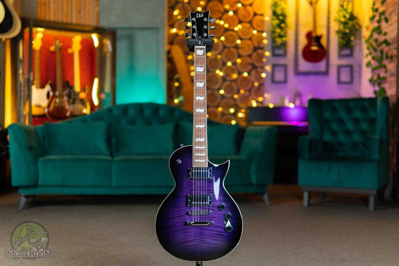 ESP LTD EC-256FM See Thru Purple Sunburst