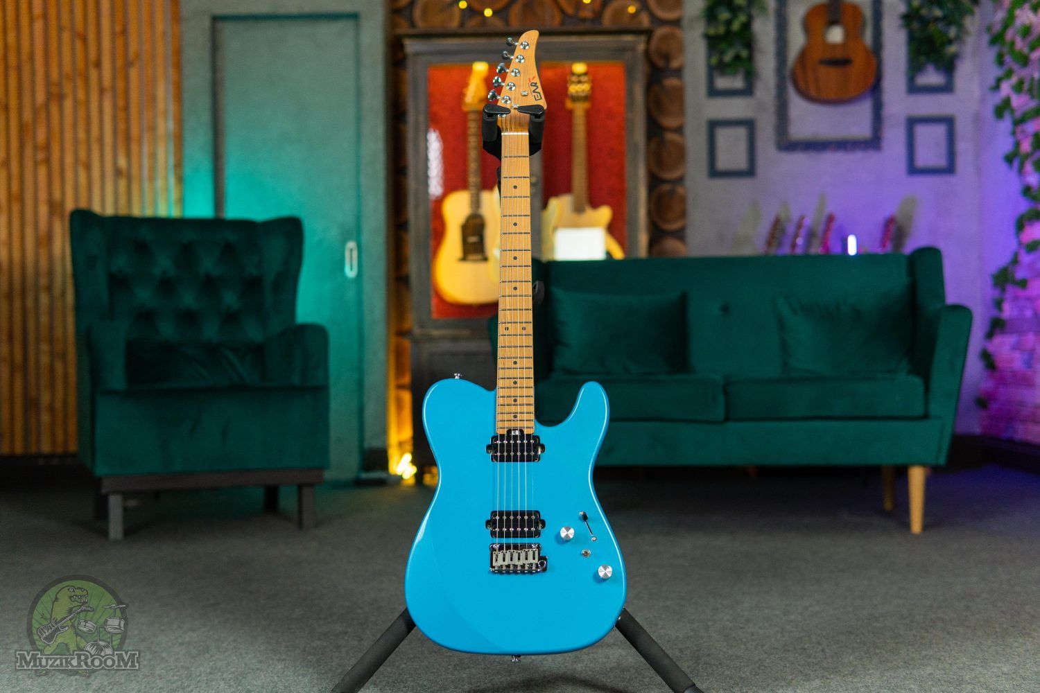 EART Guitar TL-380 Blue