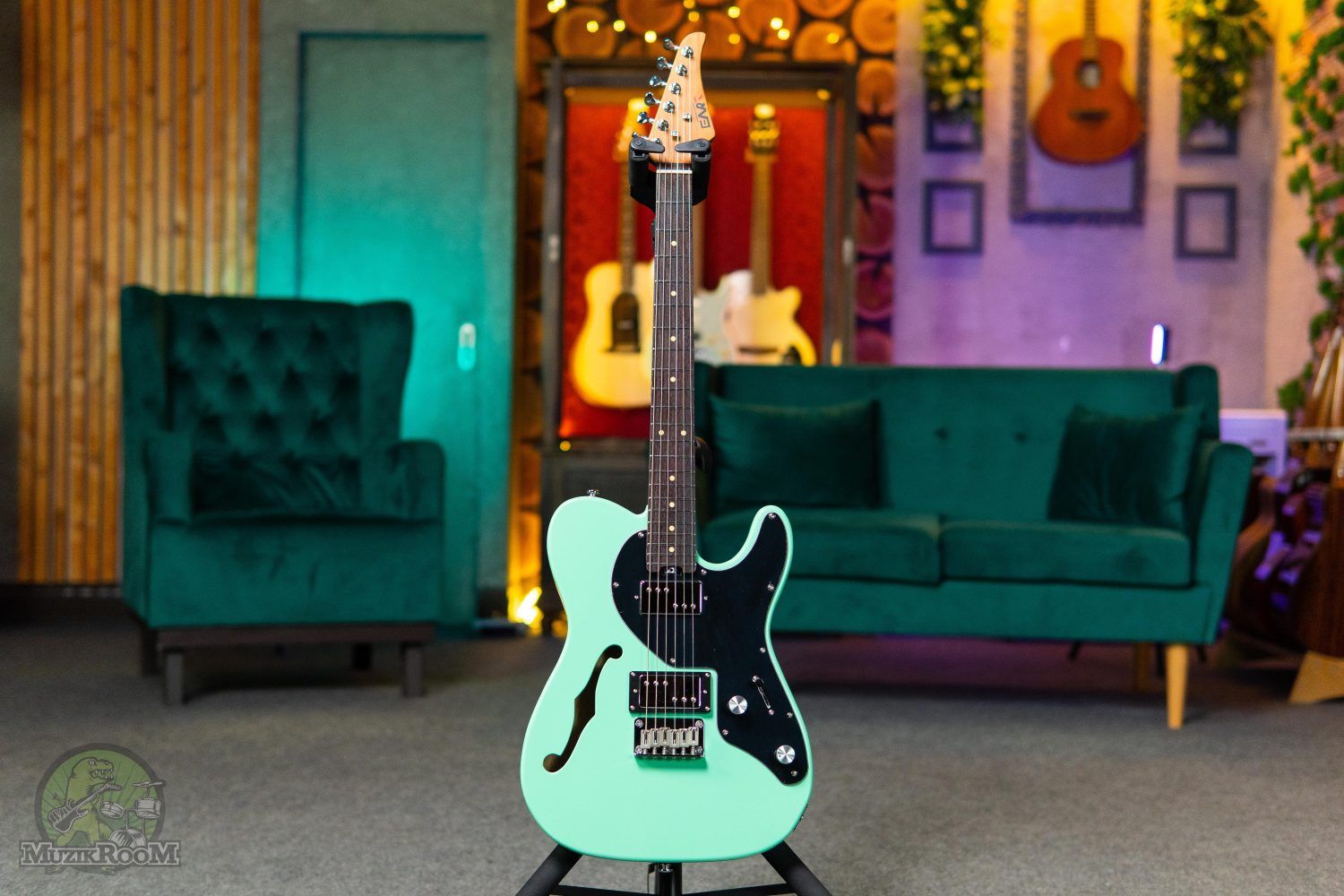 Eart Guitar E-TT72 Surf Green