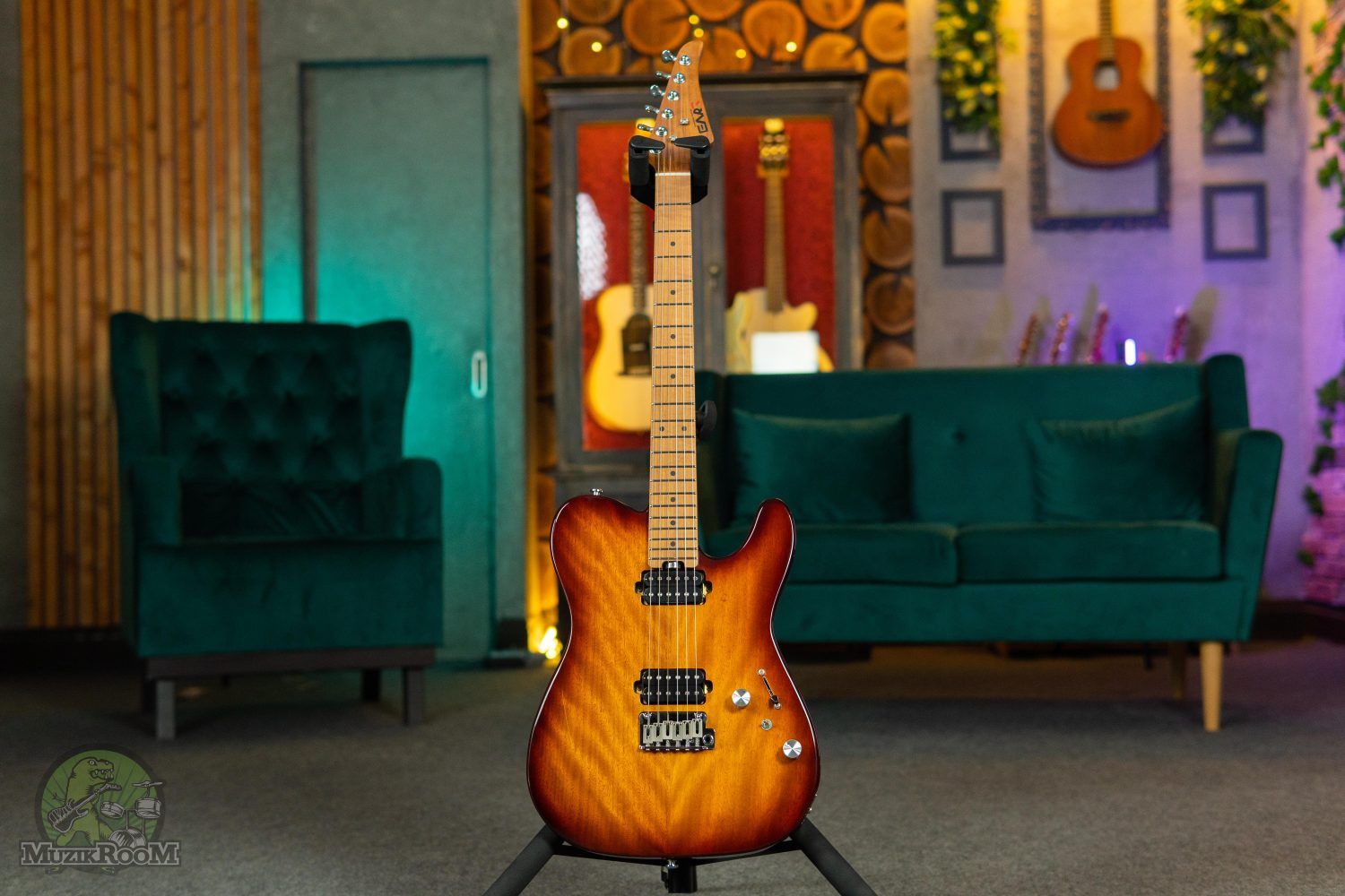 EART Guitar TL-380 Honey Burst