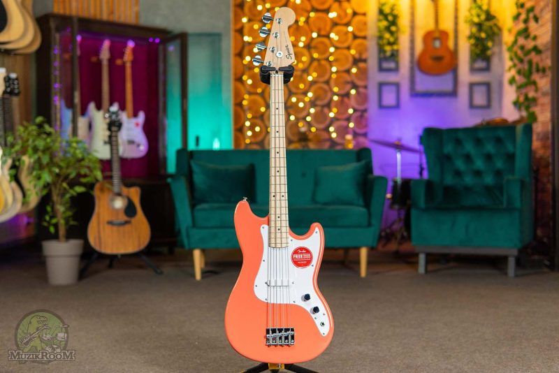 Squier Sonic Bronco Bass MN Tahitian Coral