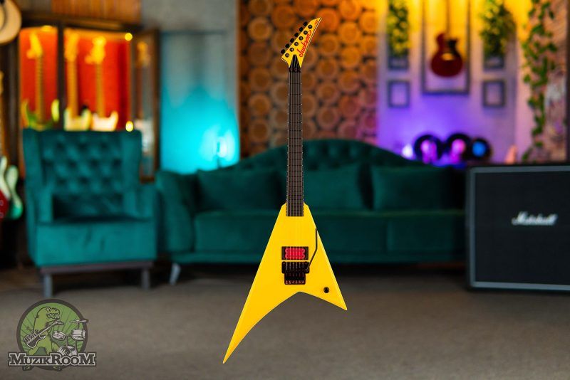 Jackson Custom Rhoads Graffit Yellow